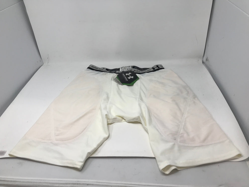 New Under Armour Padded Compression Shorts White XXL