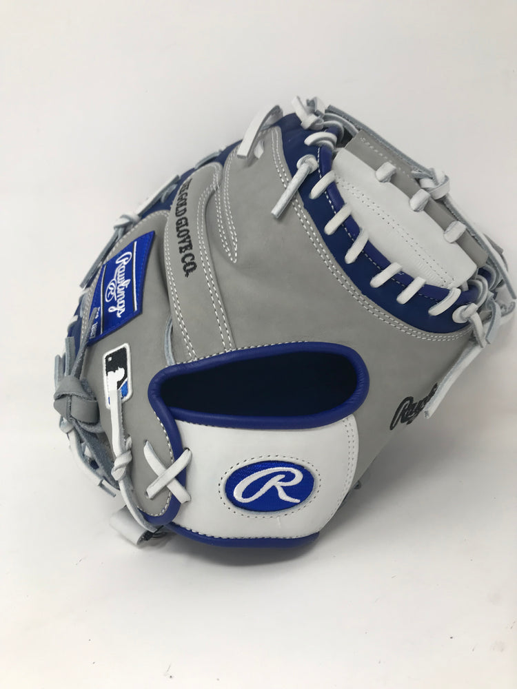 New Rawlings Heart of The Hide Baseball Glove Series Catcher Mitt 33" Gry/Nvy