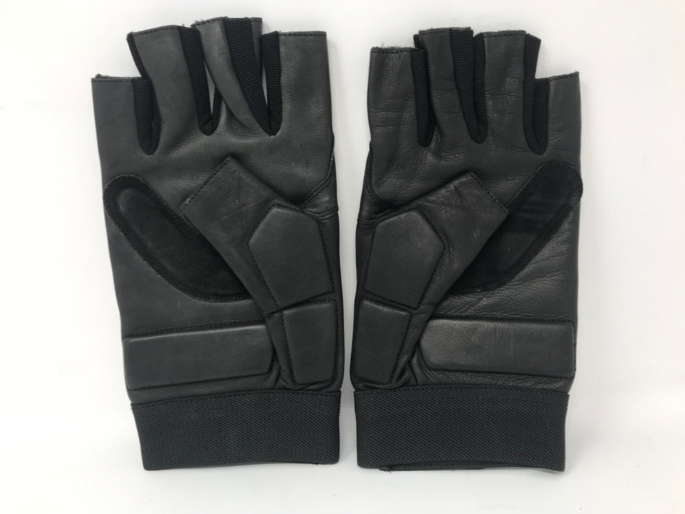 New ProTeam Adult Half Finger Lineman Football Gloves XX-Large Black