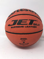 New Wilson JET Supreme Leather Basketball 28.5 Inch Brown
