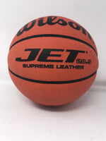 New Wilson JET Supreme Leather Basketball 28.5 Inch Brown