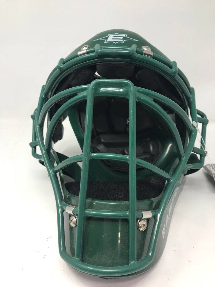 New, Easton Natural Hockey Style Catchers Helmet Large Green/White