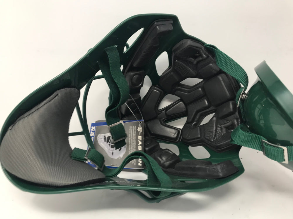 New, Easton Natural Hockey Style Catchers Helmet Large Green/White