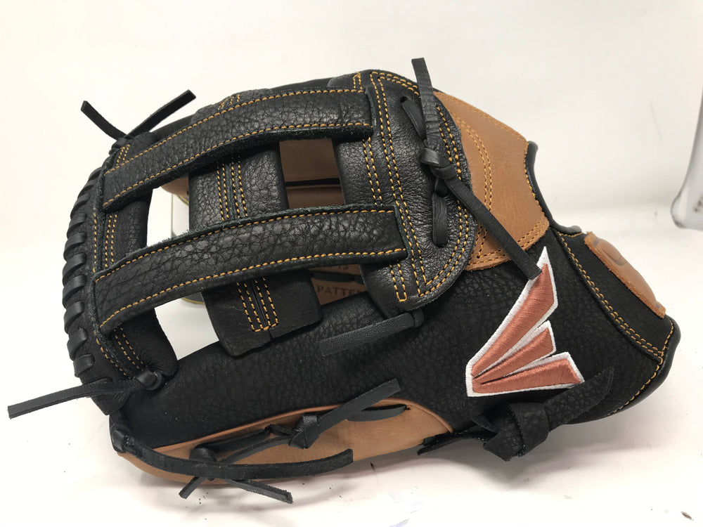 New Easton Prime Slowpitch Softball Glove, 13" LHT Deep Pocket Design Blk/Brn