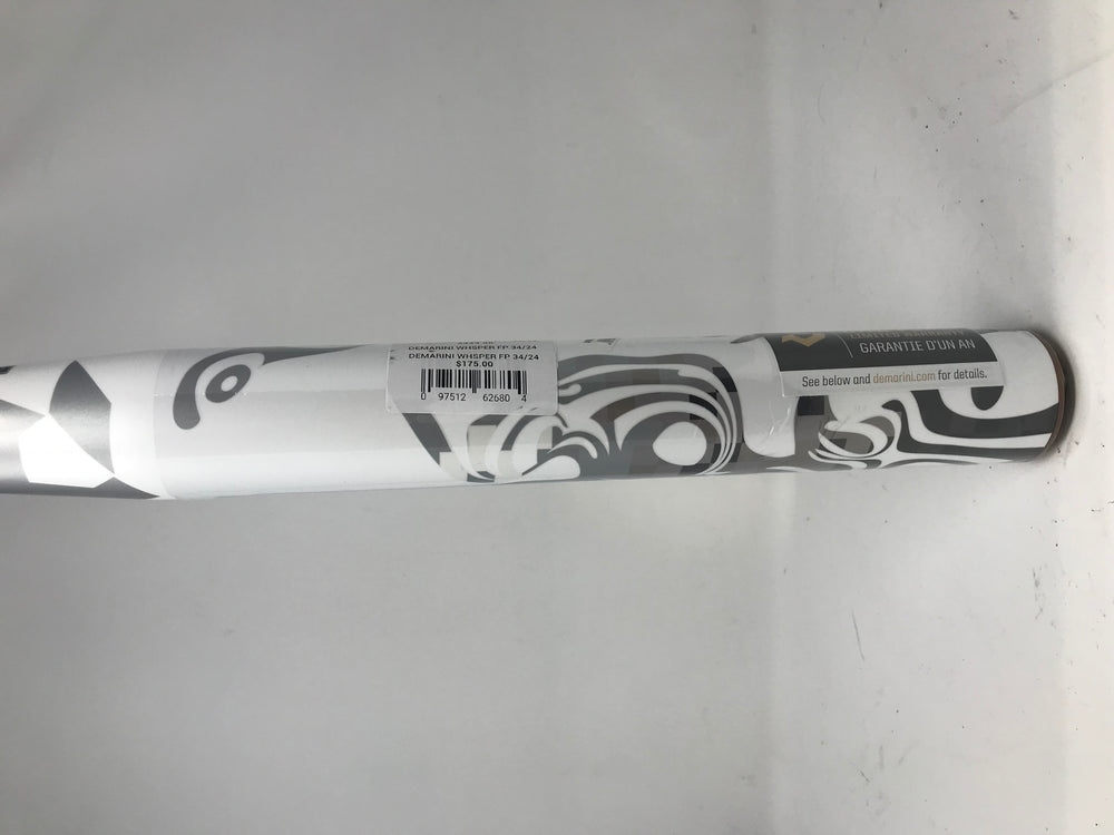 New Other 2023 DeMarini Whisper (-10) Fastpitch Softball Bat Wht/Slvr/Cppr 34/24