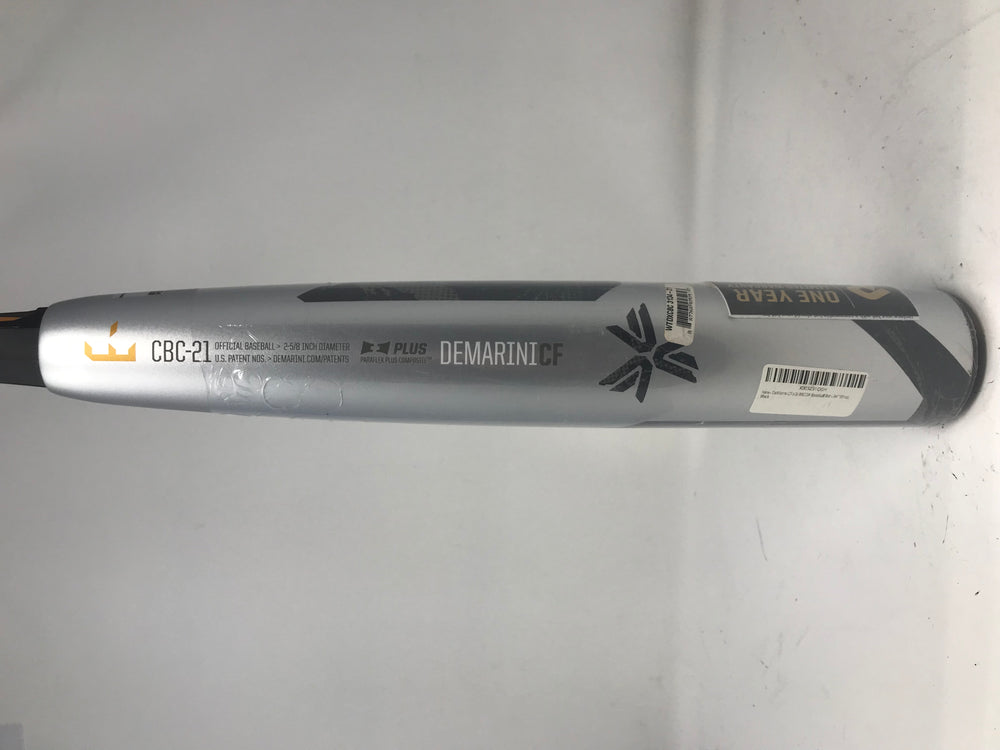 New Other DeMarini CBC-21 CF Zen BBCOR Baseball Bat 2 5/8 2021 Slr/Blk/God 34/31