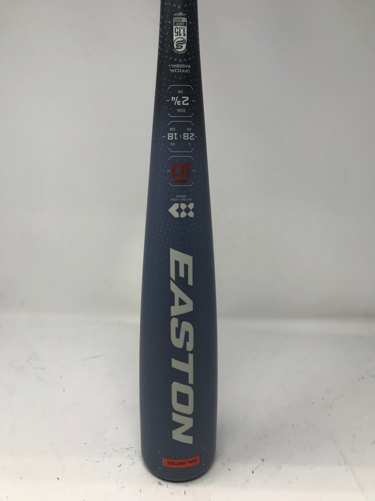 Used Easton MAV1 USSSA Youth Baseball Bat 28/18 1 Pc. -10 Balanced 2 3/4" Gray