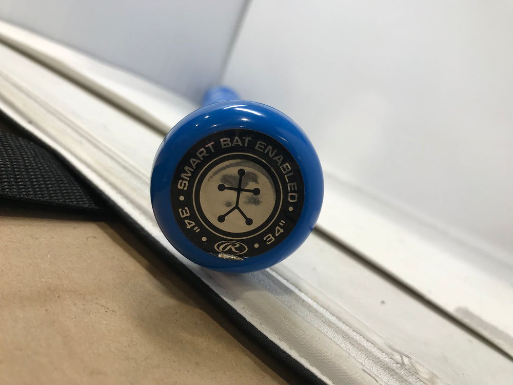 Used Rawlings Mantra 2.0 Fastpitch Softball Bat -10 RFP3M10 Blu/Wht 34/24 2023