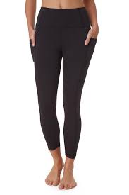 New Women's Gottex Studio Ultraluxe Nylon XGT-NIN2030C Medium Black Leggings
