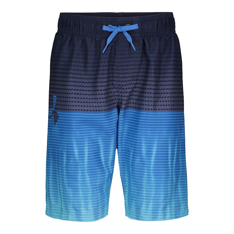 New Under Armour Velocity Volley Shorts, Boy's, Size: XL, Blue/Navy