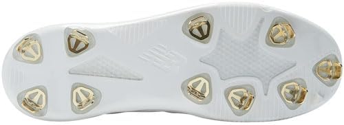 New New Balance Men's Ohtani 1 Metal Baseball Cleats White/Gold Medium 7.5