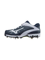 New Mizuno 9 Spike Swift 4 Size Women's 7 Softball Cleat Navy/White