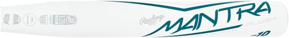 New 2023 Rawlings Mantra+ Plus -11 USSSA Fastpitch Softball Bat White/Blue