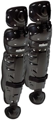 Schutt Sports Adjustable Leg Guard, Black