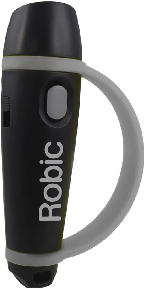 New Robic M619 Electronic Whistle/Alarm 3 Tones Volume 120 db Black ...