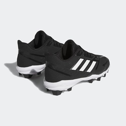 New adidas IG9589 Icon 8 MD Men's Size 10.5 Molded Cleats Black/White Regular Fit