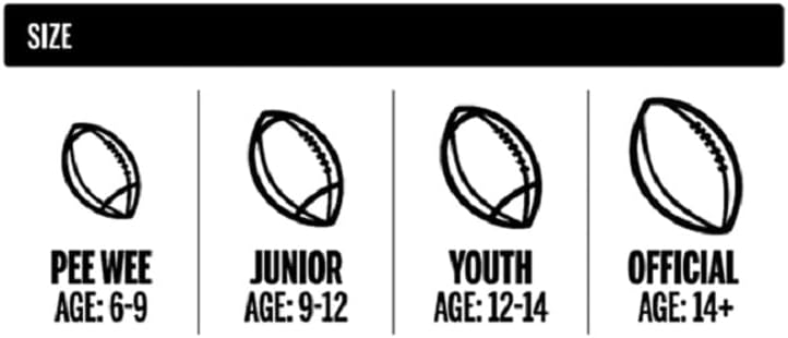 New Wilson GST Official Game Football NCAA Brown/White Ages 14 up