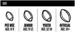 New Wilson GST Official Game Football NCAA Brown/White Ages 14 up