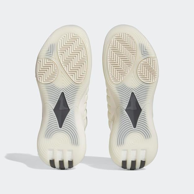 New adidas James Harden Volume 7 Mens Basketball Shoes in Cream White 5