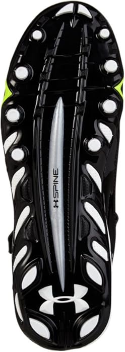 New Other Under Armour Men's UA Spine Fierce Mid MC Football Cleats 9.5 Black/White