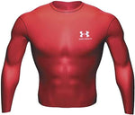 New Under Armour Long Sleeve Turf Gear Men's XX-Large Heatgear Red/White