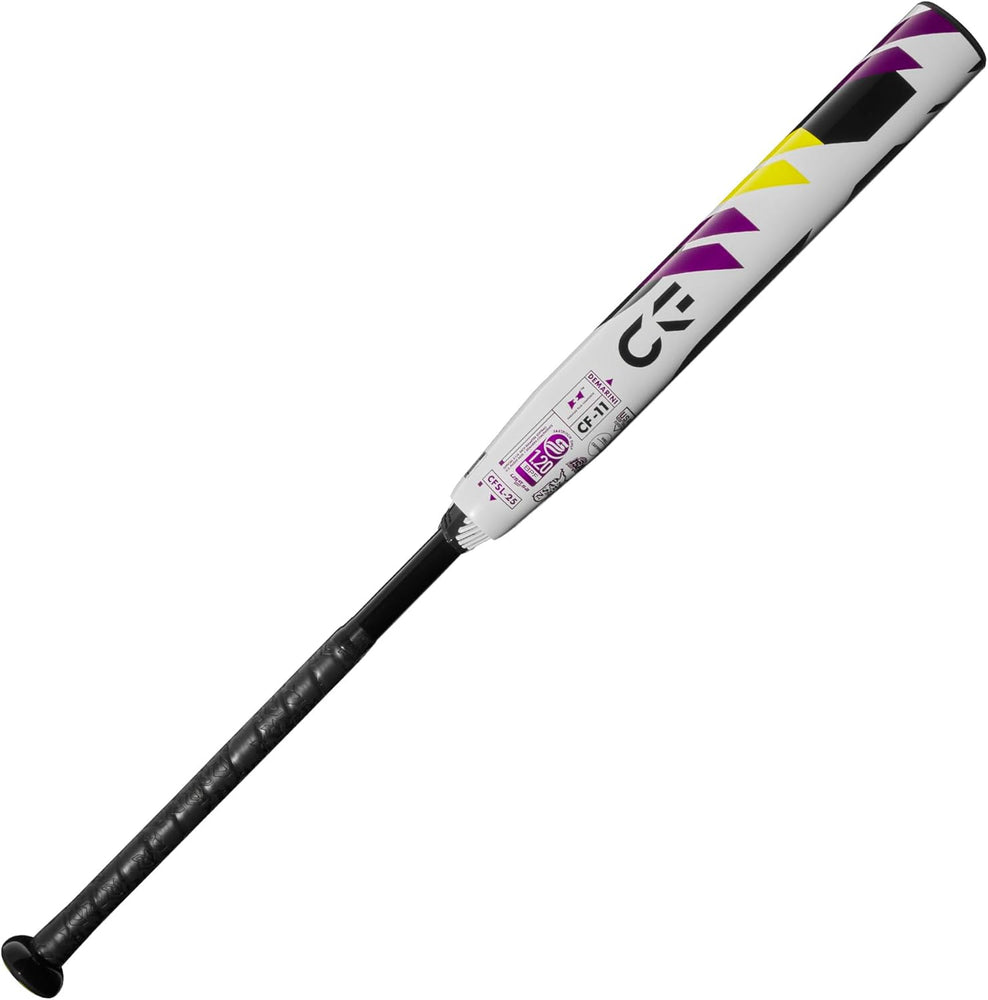 New DeMarini 2025 CF Fastpitch Softball Bat (-11) Composite White/Purple
