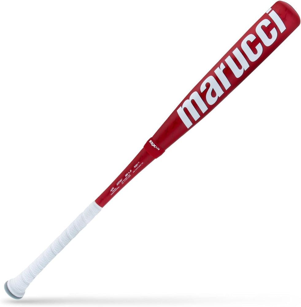 New Marucci CATX2 Connect Baseball Bat, 2 5/8" Aluminum Red/White Balanced