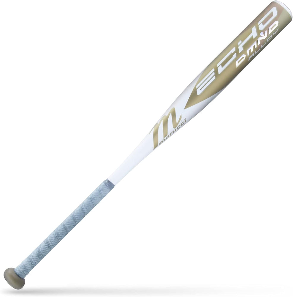 New MARUCCI Echo DMND Alloy Fastpitch BAT, 2 1/4" Barrel Gold/White