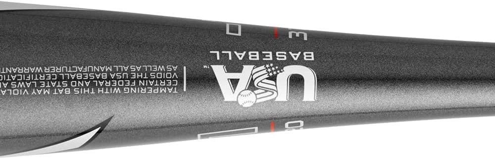 New Mizuno B22-DUALITY -11 Big Barrel Youth USA Baseball Bat Silver/Black