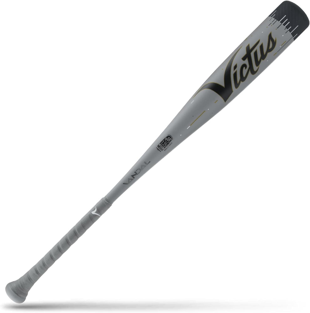 New Victus Vandal Lev 3 USSSA Senior League Metal Baseball Bat Silver/Black