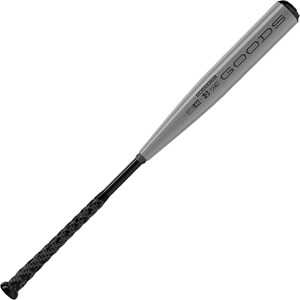 New DeMarini 2024 The Goods (-3) BBCOR Baseball Bats Gray/Black