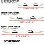 New Other Airhead Snow Ryder Hardwood Youth Snowboard w/Bindings 90CM Grn/Blk