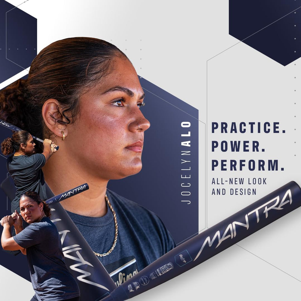 New Rawlings 2025 Mantra Fastpitch Softball Bat Navy 33/23 -10