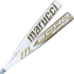 New MARUCCI Echo DMND Alloy Fastpitch BAT, 2 1/4" Barrel Gold/White