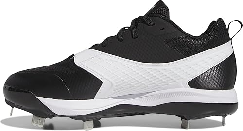New Adidas Mens Icon 8 Metal Baseball Cleats Size 14 Black/White