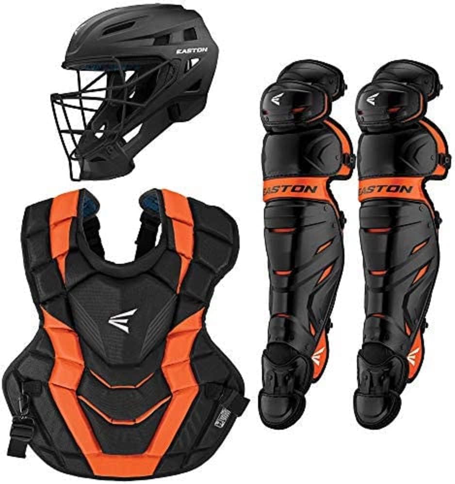New Easton Elite X Custom Adult Catcher's Box Set NOCSAE Approved Org/Black