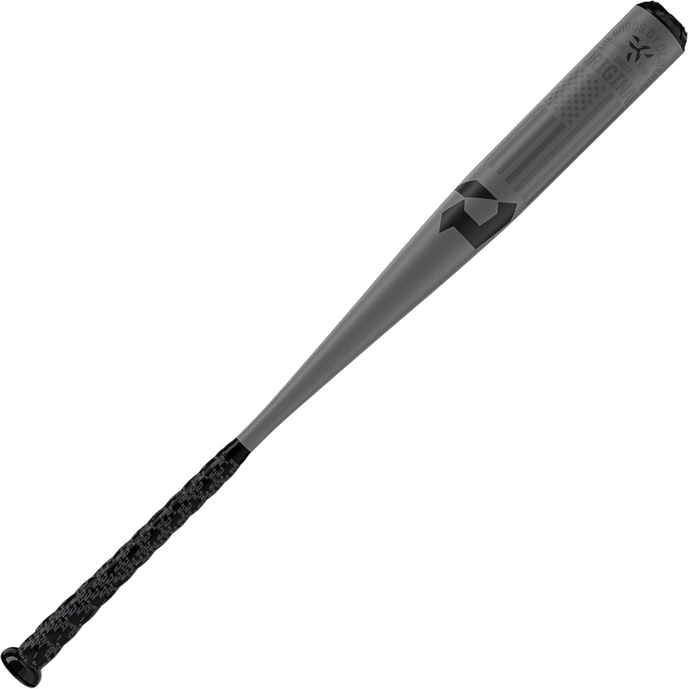 New DeMarini 2024 The Goods One Piece (-3) BBCOR Baseball Bat Gray/Black