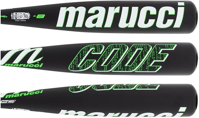 New MARUCCI Code USSSA Senior League Aluminum Baseball BAT, 2 3/4" Barrel, -8