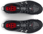 New Under Armour Men's Yard Low Turf Baseball Cleat Shoe, (001) Black/Black/White, 10