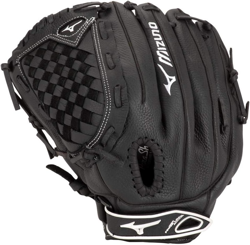 New Mizuno Prospect Youth Fastpitch Softball GPL1250F2 Utility LHT Black/White