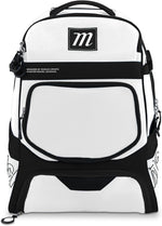New Marucci RANGR BAT PACK 12.5"W x 10"D x 19"H White/Black Holds 4 Bats