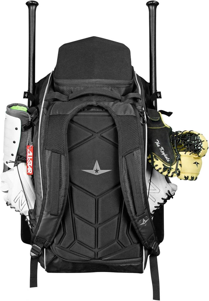 New Marucci Team Utility Duffel Bag V3, Baseball/Fastpitch Navy/White  26x13x12