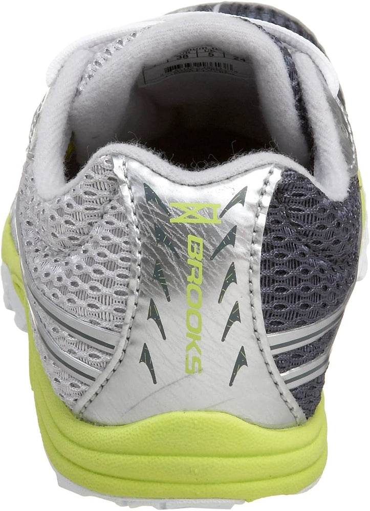 New Other Brooks Women's Mach 11 Medium Running Shoe 9.5 Silver/Green/White
