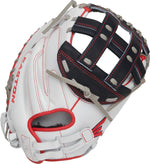New Easton Professional Collection Fastpitch Softball Glove 34" RHT Nvy/Rd H-Web