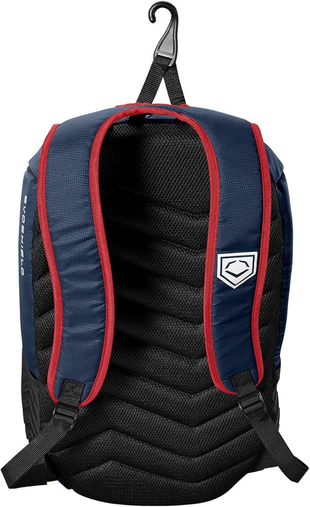 New EvoShield Standout Backpack 12" W x 9" D x 23" H Navy/White/Red 1 Fence Hook
