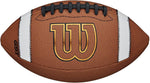 New Wilson GST Composite Football - Youth Size, Tan TDY