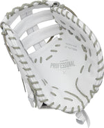 New Easton Professional Collection Fastpitch Softball Glove 13In RHT Wht/Gry