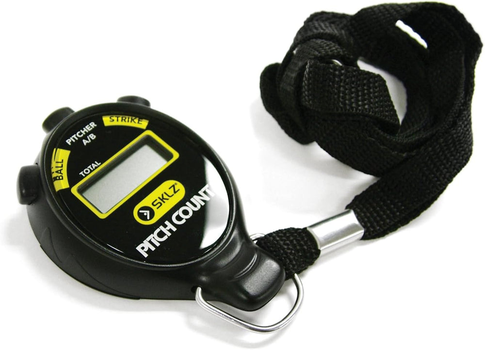 New SKLZ Pitch Counter Black/Yellow Tracks Two Pitcher's – PremierSports