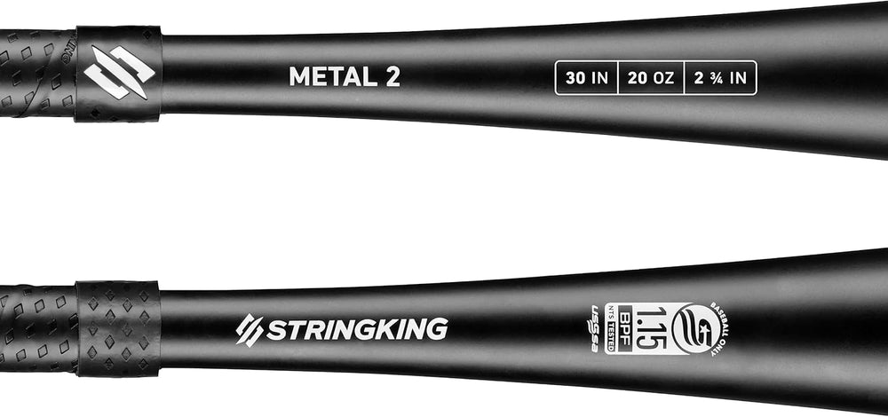 New StringKing Metal 2 - USSSA Certified Youth Big Barrel Senior League Baseball Bat -10