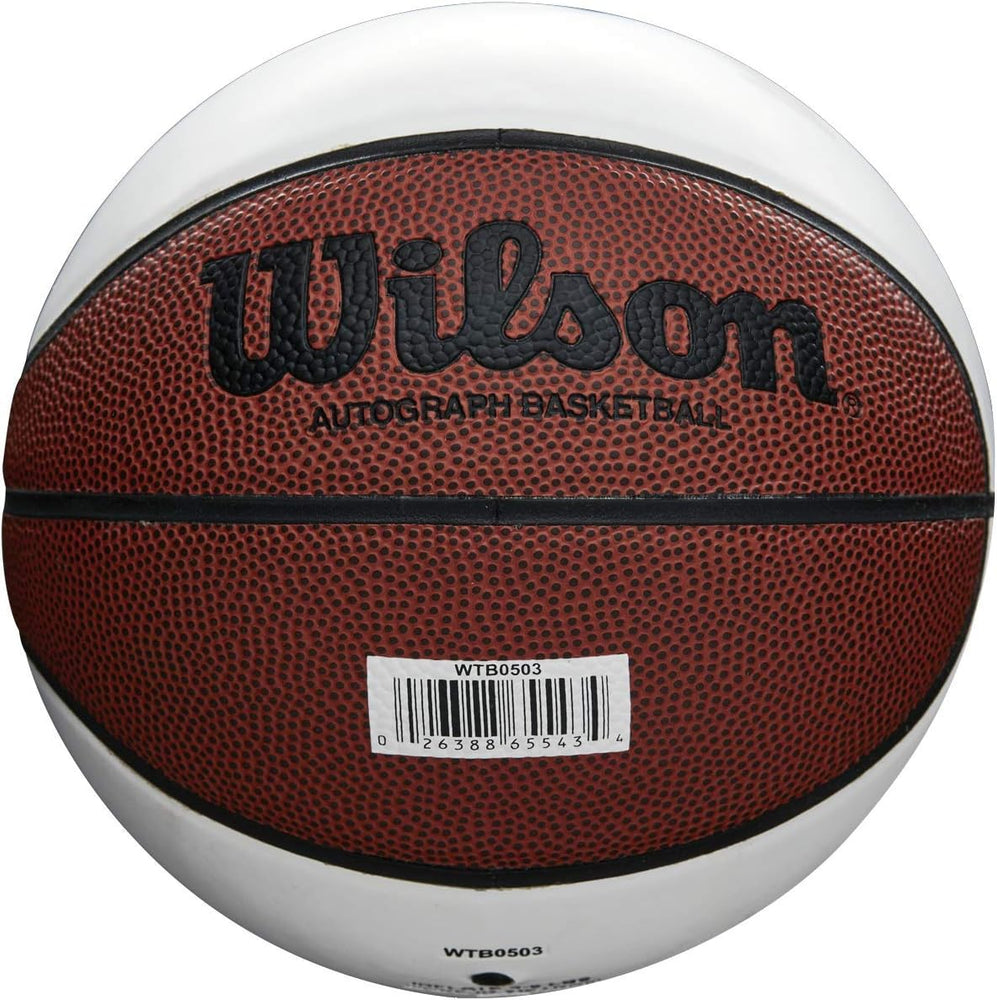 New Other Wilson Autograph Basketball White/Orange